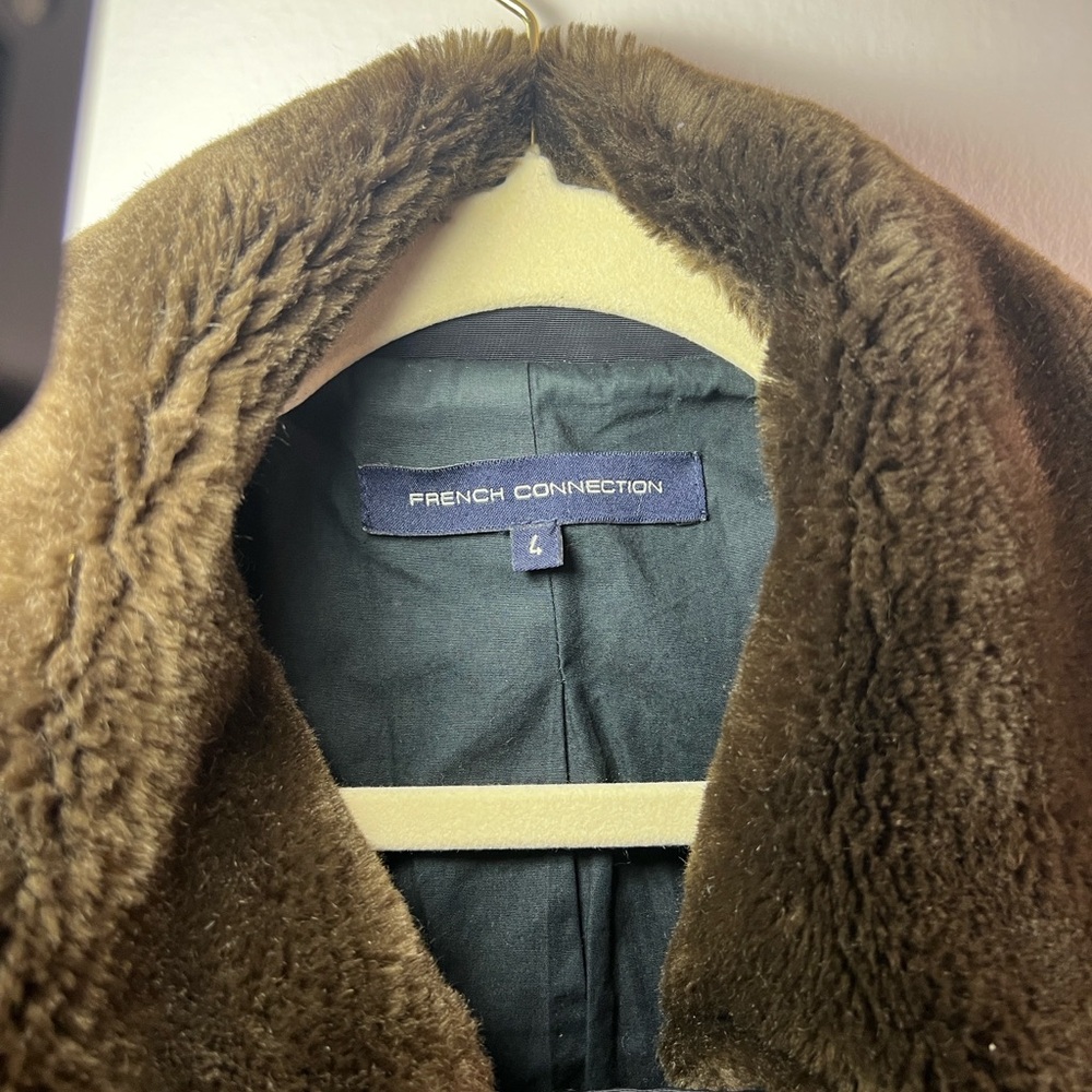 French Connection Black Structured Jacket With Br… - image 5